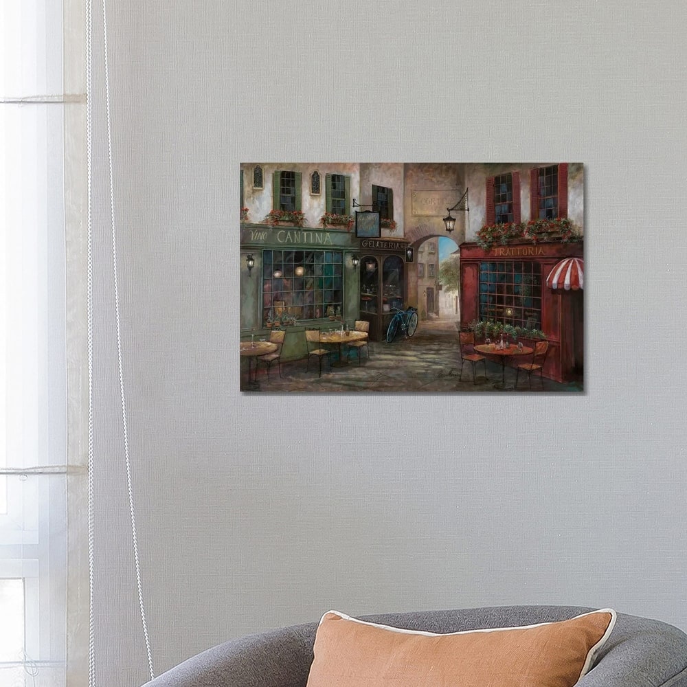 iCanvas "Courtyard Ambiance" by Ruane Manning Canvas Print
