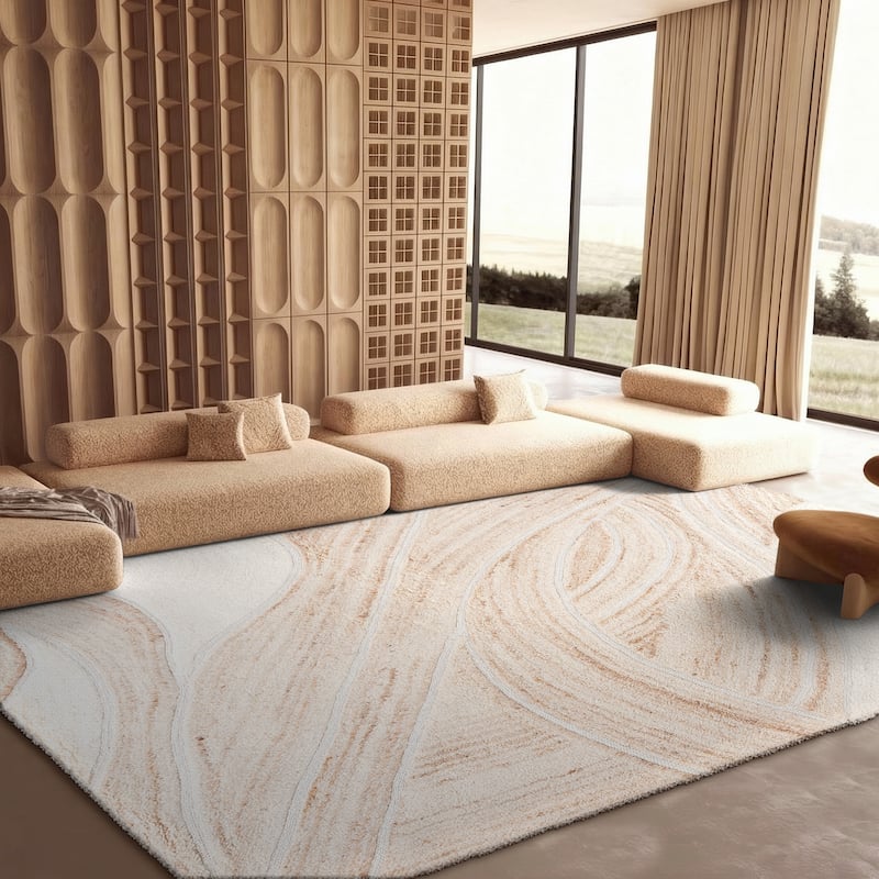 SAFAVIEH Handmade Casablanca Shag Harue Wool Rug