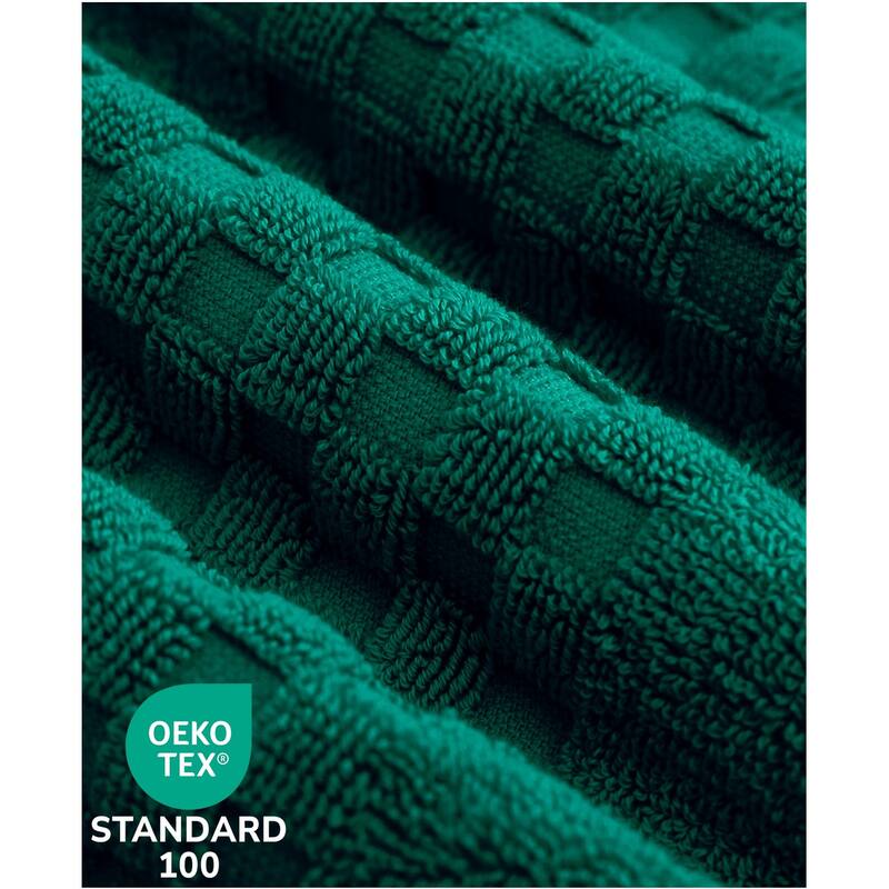 Feather and Stitch NY 650 GSM Premium Cotton 6 Piece Towel Set Super Absorbent Quick Dry Spa Quality