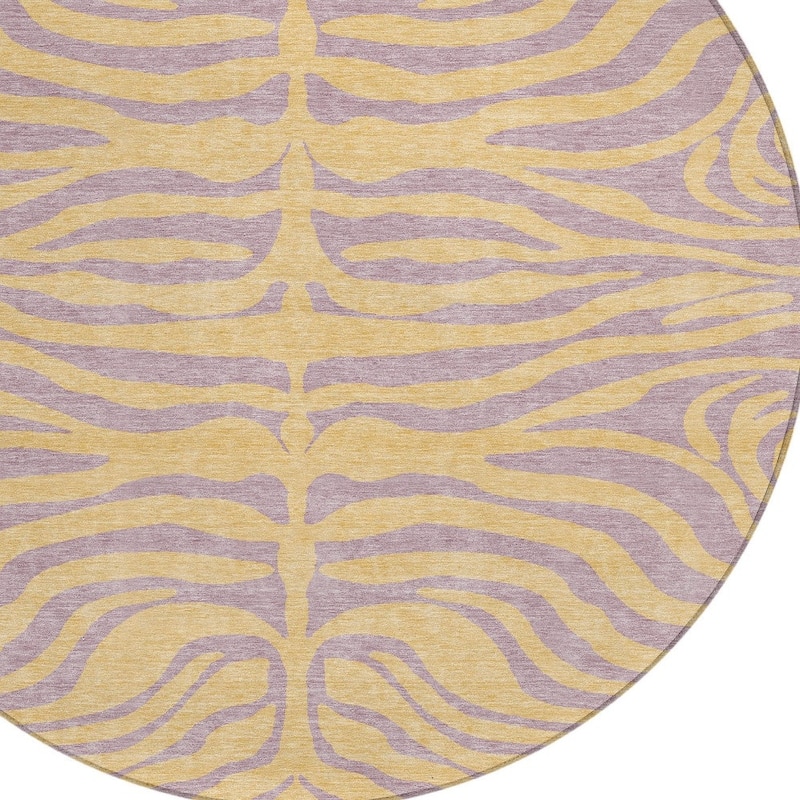 HomeRoots Animal Print Transitional Rectangle Outdoor Rug
