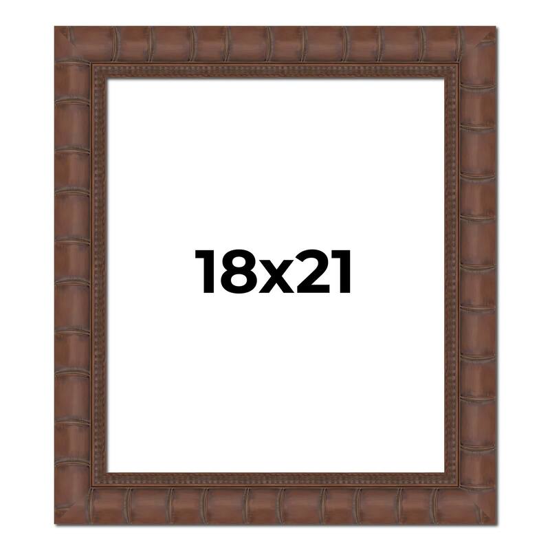18x21 Frame Pewter Solid Wood Picture Frame Width 1.625 Inches | Interior Frame Depth 0.6875 Inches