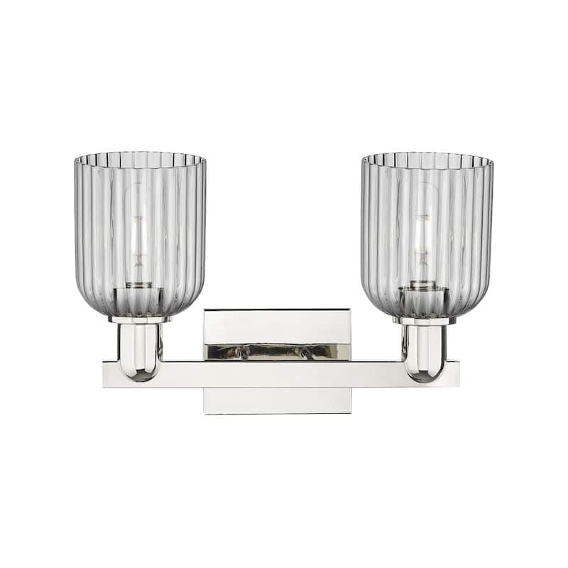 Innovations Lighting Downtown Urban - Bridal Veil - 2 Light 16" Bath Vanity Ligh