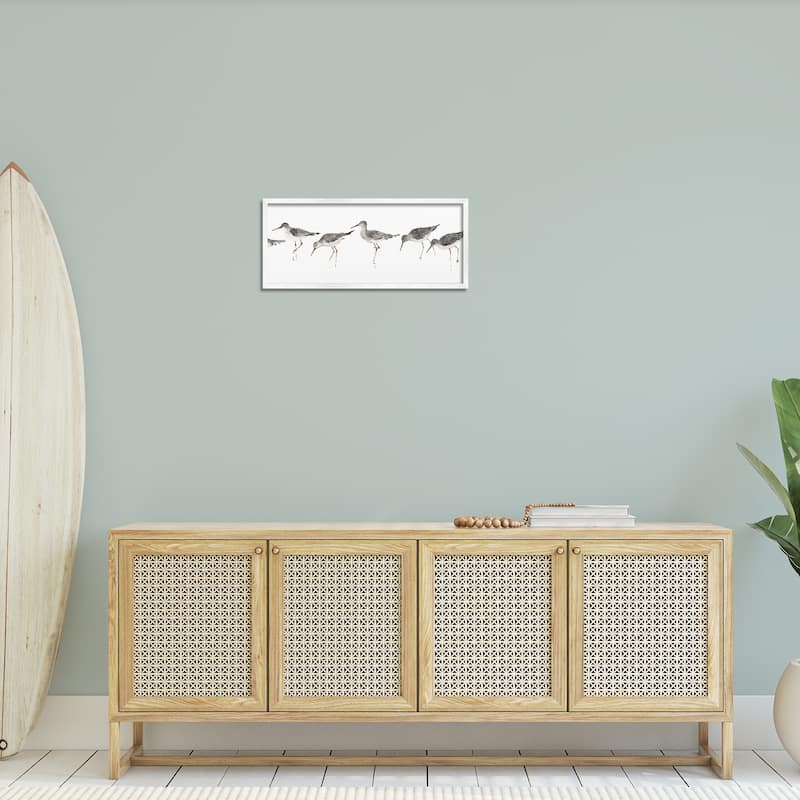Stupell Sandpipers Framed Wall Art