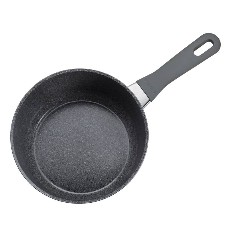 ZWILLING Parma Plus Ceramic Aluminum Ceramic Nonstick Saucepan with Lid - Grey