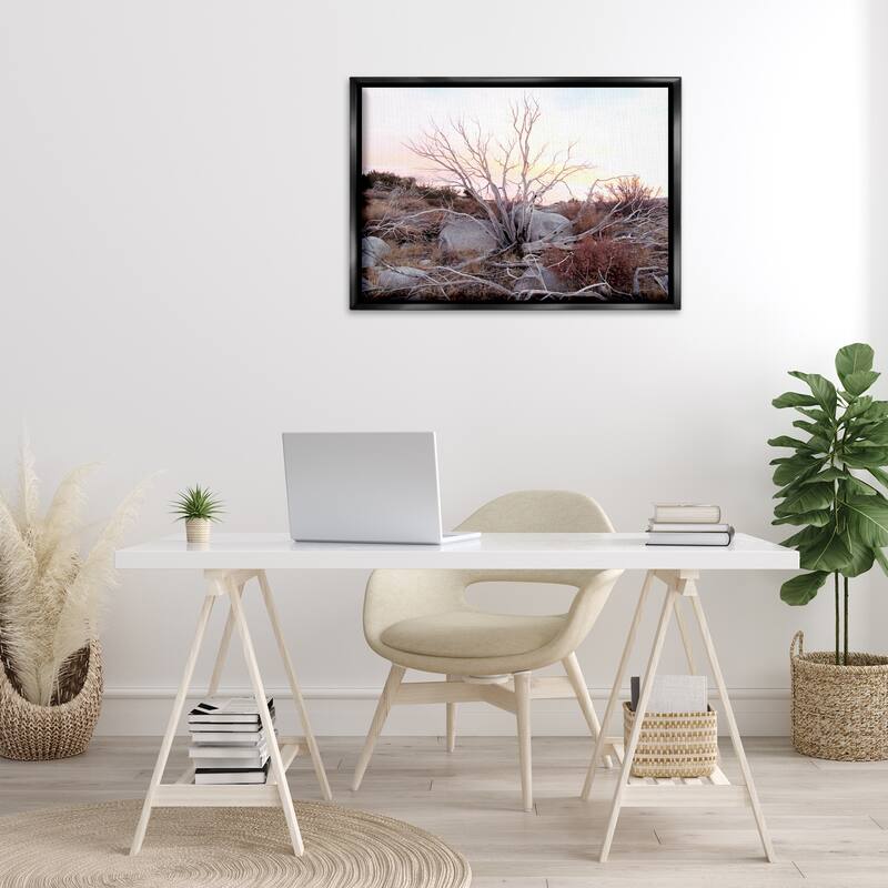 Stupell Rocky Foothills Terrain Framed Floater Canvas Wall Art Design By Gemma Bardot