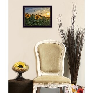 TrendyDecor4U Farmhouse "Midwest Living I" Framed Print Wall Art by ...