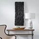 preview thumbnail 2 of 6, Uttermost Gathered Teak Black Wood Wall Decor