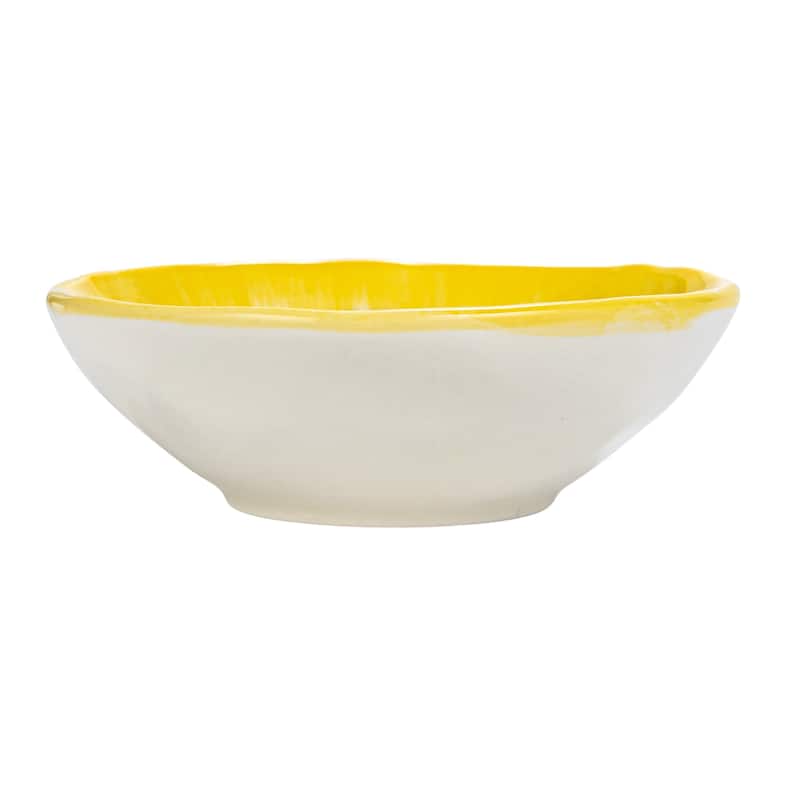 Stoneware Bowl Set with Casino Text - 4.5"L x 4.5"W x 1.5"H