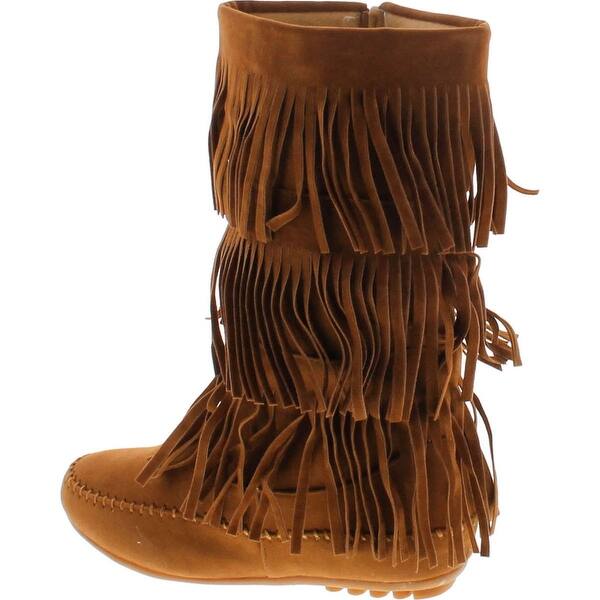 wide calf moccasin boots