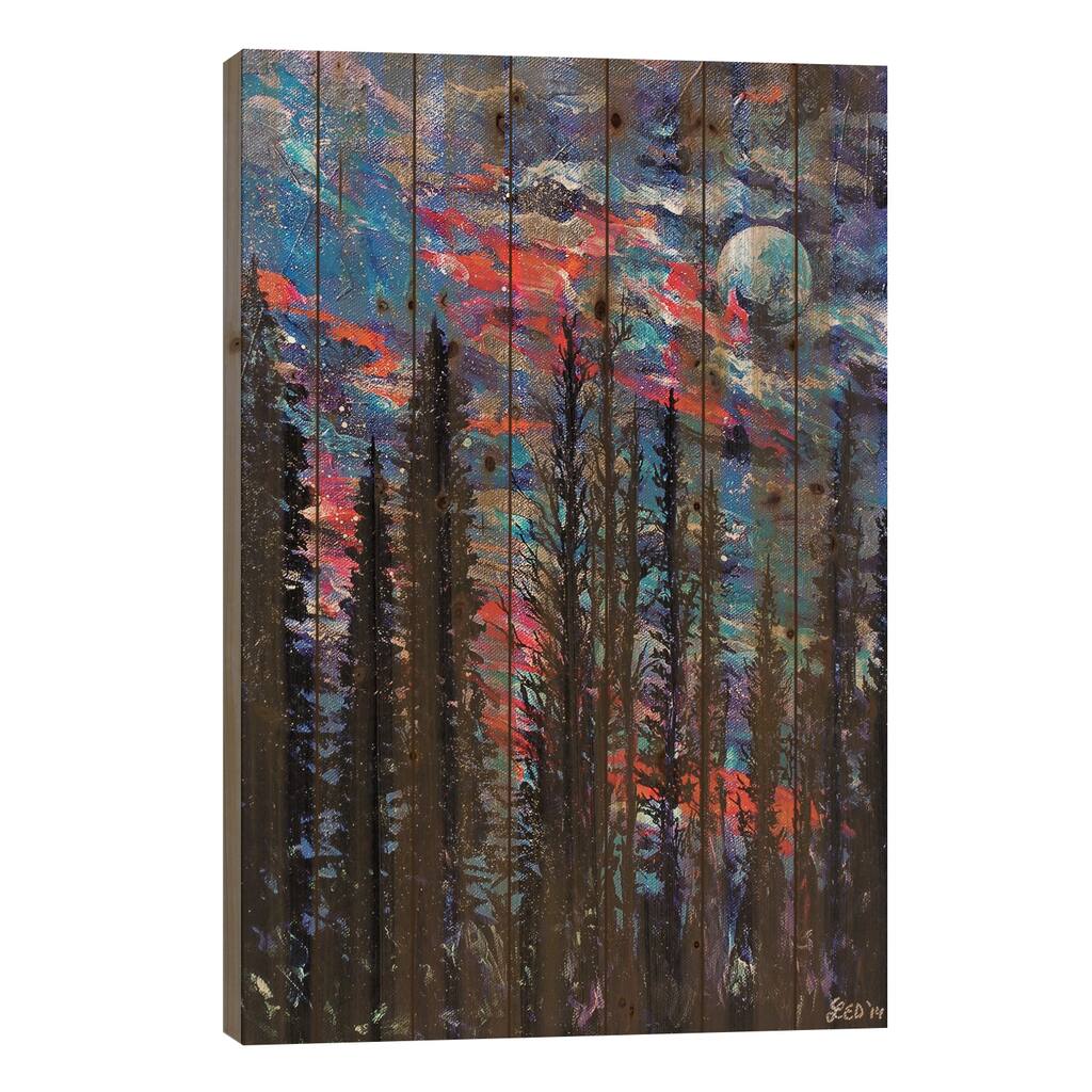 Pure Michigan Print On Wood by Lindsey Dahl - Multi-Color