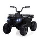 preview thumbnail 1 of 5, Kids Ride On ATV w/Remote Control 2 Speeds Black