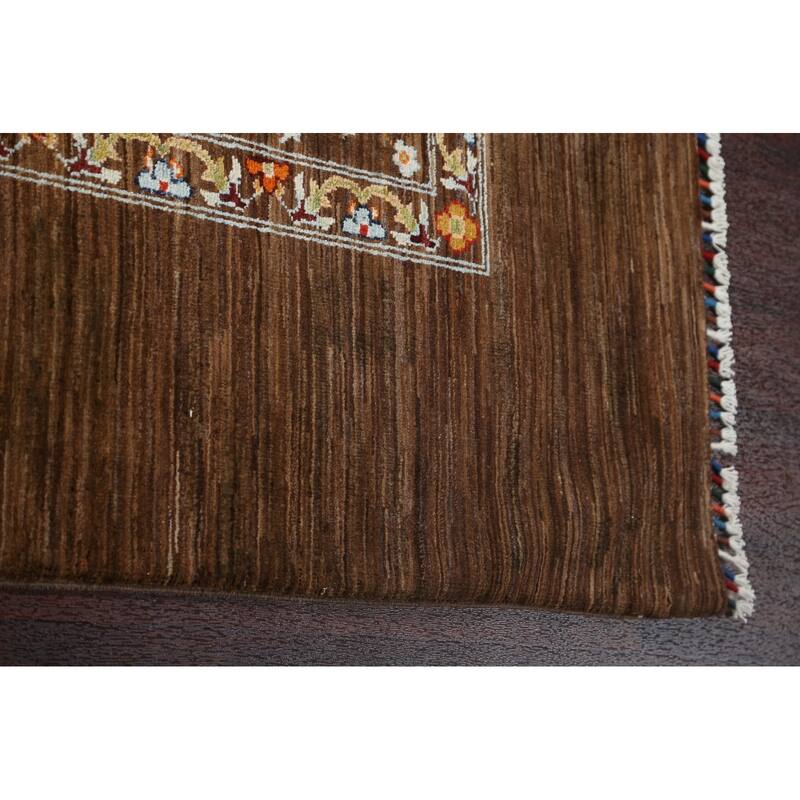 Traditional Vegetable Dye Ziegler Oriental Wool Area Rug Hand-knotted - 8'2" x 9'9"