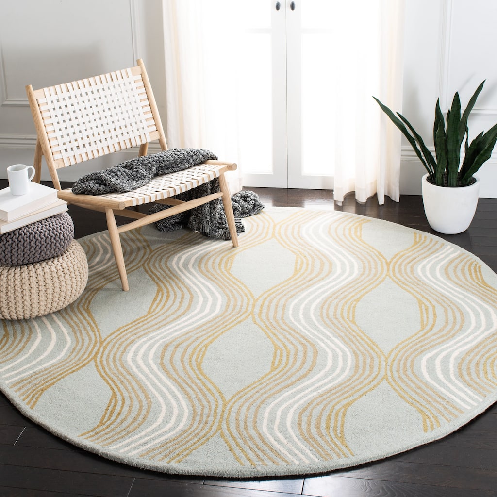 SAFAVIEH Handmade Wyndham Firdes Modern Wool Rug