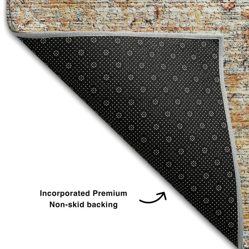Premium Washable Super Soft Vintage Persian Mayfield Rug
