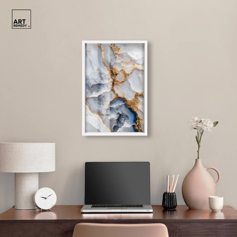 Denim Dreams I Shadowbox by Art Remedy