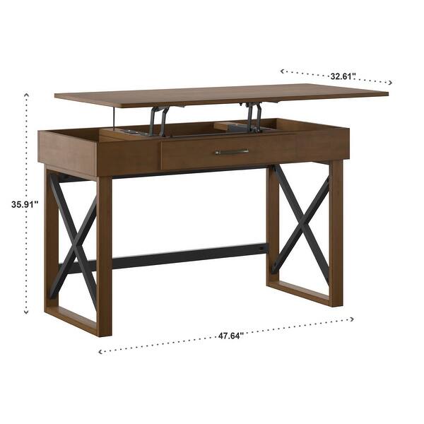 dimension image slide 2 of 2, Carbon Loft Stanger Height-adjustable/Lift-top Desk