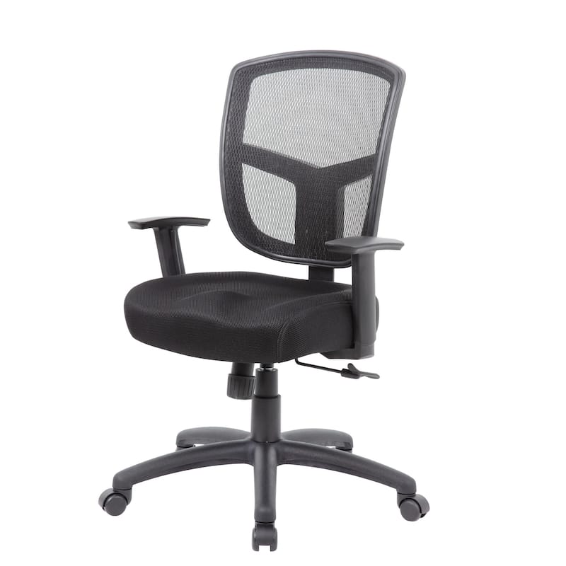 Boss Contract Mesh Synchro-Tilt Mechanism Task Chair - N/A