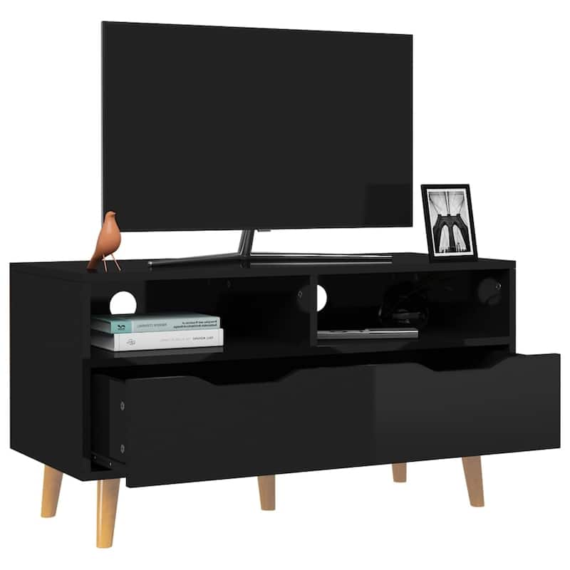 vidaXL TV Stand TV Console Sideboard TV Unit Home Media Unit Engineered Wood - 35.4" x 15.7" x 19.1"