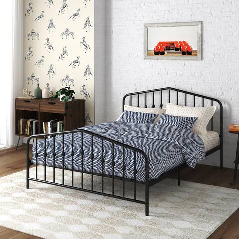 The Gray Barn Latigo Metal Platform Bed