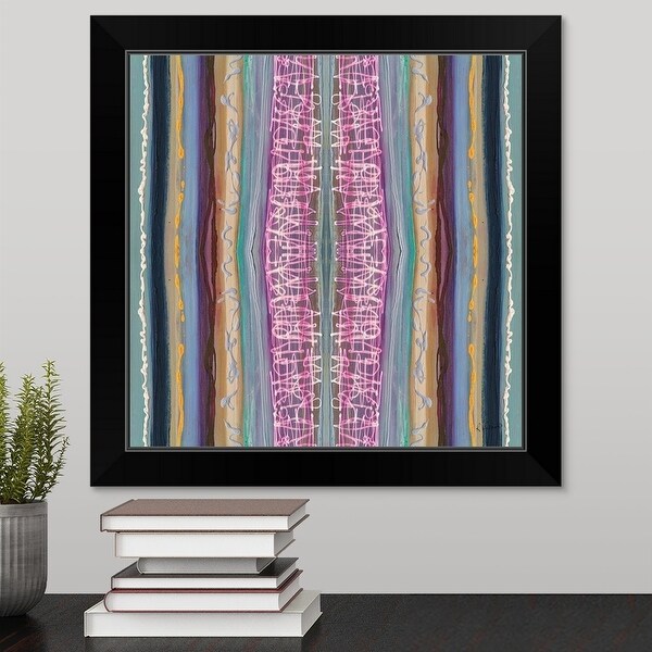 Ruth Palmer Economy Framed Print with Standard Black Frame entitled Line Dance II