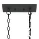 preview thumbnail 20 of 48, Acroma 3 - Light Linear Modern Farmhouse Rectangle Chandelier - N/A