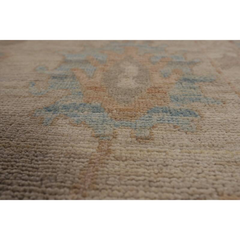Oushak Turkish Area Rug Handmade Vegetable Dye Wool Carpet - 8'0"x 10'0"