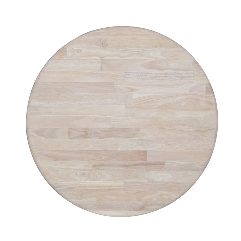 Solid Wood 30" x 30" Round Pedestal Table