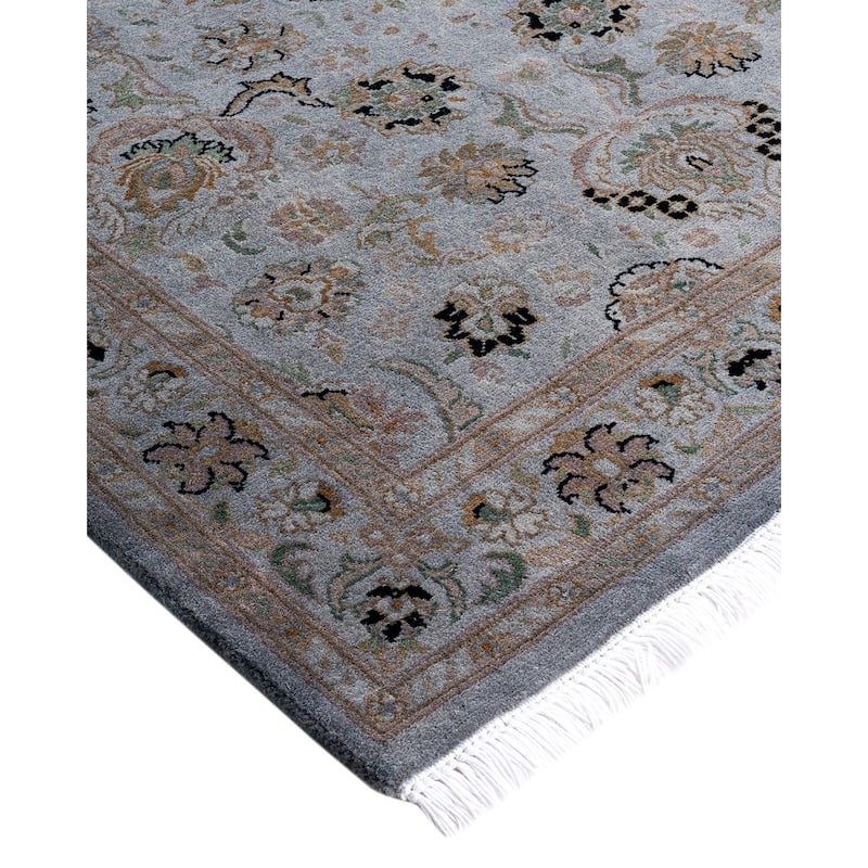 Contemporary Overdyed Wool Hand Knotted Area Rug - 3' 0" x 5' 1"