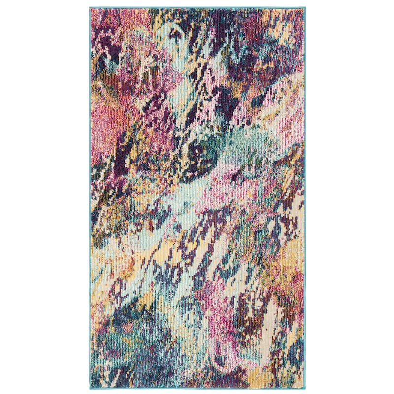SAFAVIEH Savannah Fronnie Boho Oriental Polyester Rug