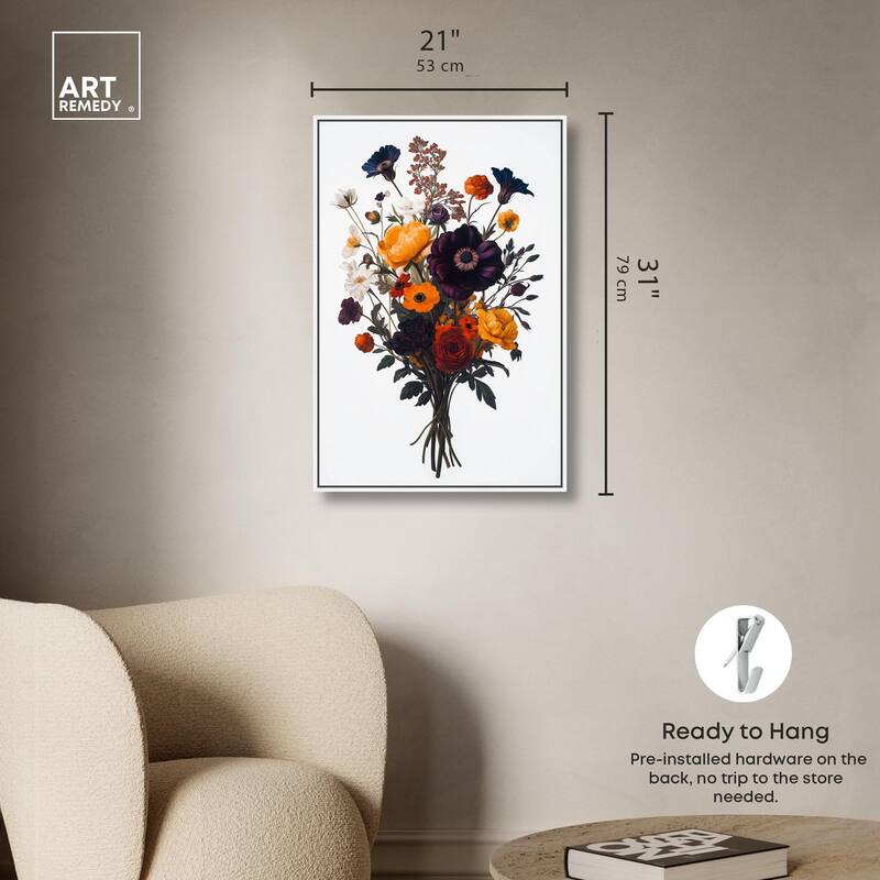 Regal Rose Riot II Canvas by Art Remedy