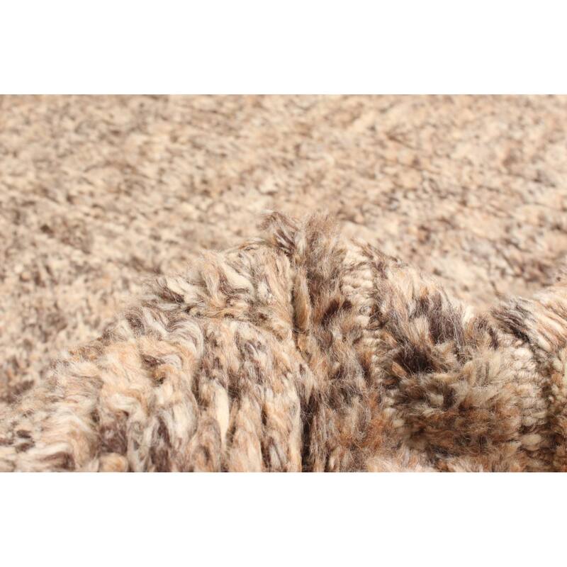 ECARPETGALLERY Hand-knotted Tangier Tan Wool Rug - 5'4 x 7'8