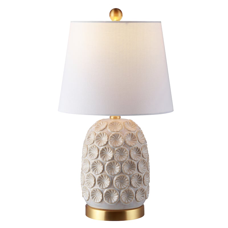 SAFAVIEH Lighting Zanica 21-inch LED Table Lamp - 11.5" W x 11.5" L x 21" H - 12Wx12Dx21H