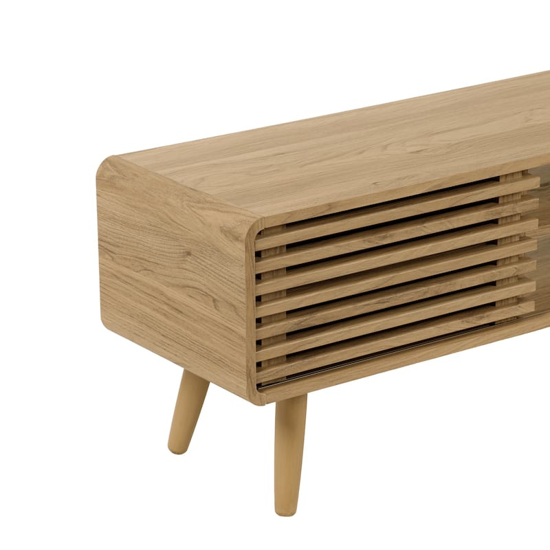 NPD Furniture Wilson 58 Inch Slat Low TV Stand