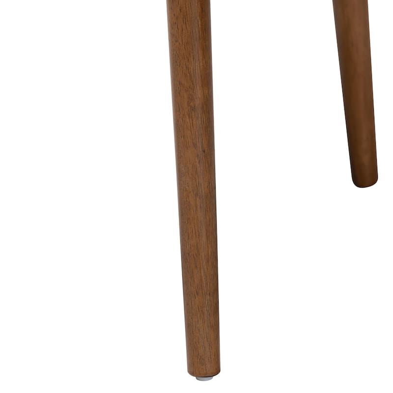 Mid-Century Beige Fabric Dining Chair Set by Baxton Studio