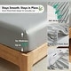 preview thumbnail 20 of 38, Deconovo Bamboo Fiber Satin Bedding Collection Duvet Cover (1 Piece) or Sheet Set (4 Piece)