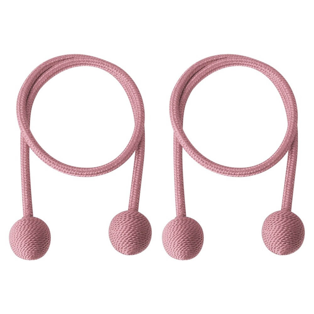 Unique Bargains2pcs Curtain Tieback 25 6 Holdback Decorative Rope Curtain Holders Pink Pink 2pcs Dailymail