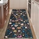 preview thumbnail 31 of 65, Nature Floral Non-Slip Machine Washable Colorful Modern Area Rug