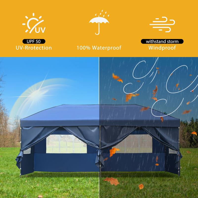 10x20 Pop Up Canopy with Sidewalls