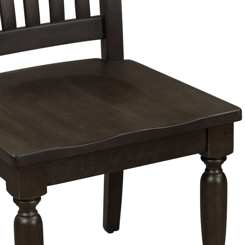 Harvest Home Chalkboard Slat Back Side Chair (Set of 2)