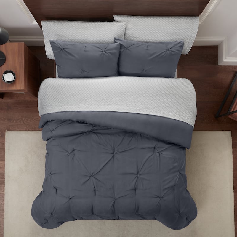 Serta Simply Clean Antimicrobial Pleated Bed in a Bag