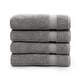 preview thumbnail 12 of 12, Authentic Hotel Spa Turkish Cotton Hand Towels (Set of 4) Charcoal