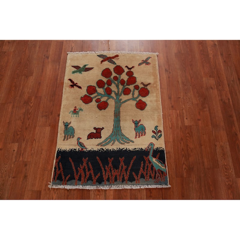 Traditional Kazak Oriental Foyer Rug Handmade Wool Carpet - 2'0"x 3'0"