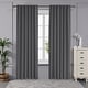 preview thumbnail 36 of 36, Deconovo Back Tab Blackout 42 Width Curtains (2 Panel) 42 x 45 - Dark Grey