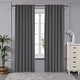 preview thumbnail 20 of 30, Deconovo Back Tab 42 Width Curtains Panel Pair 42 x 84 - Dark Grey
