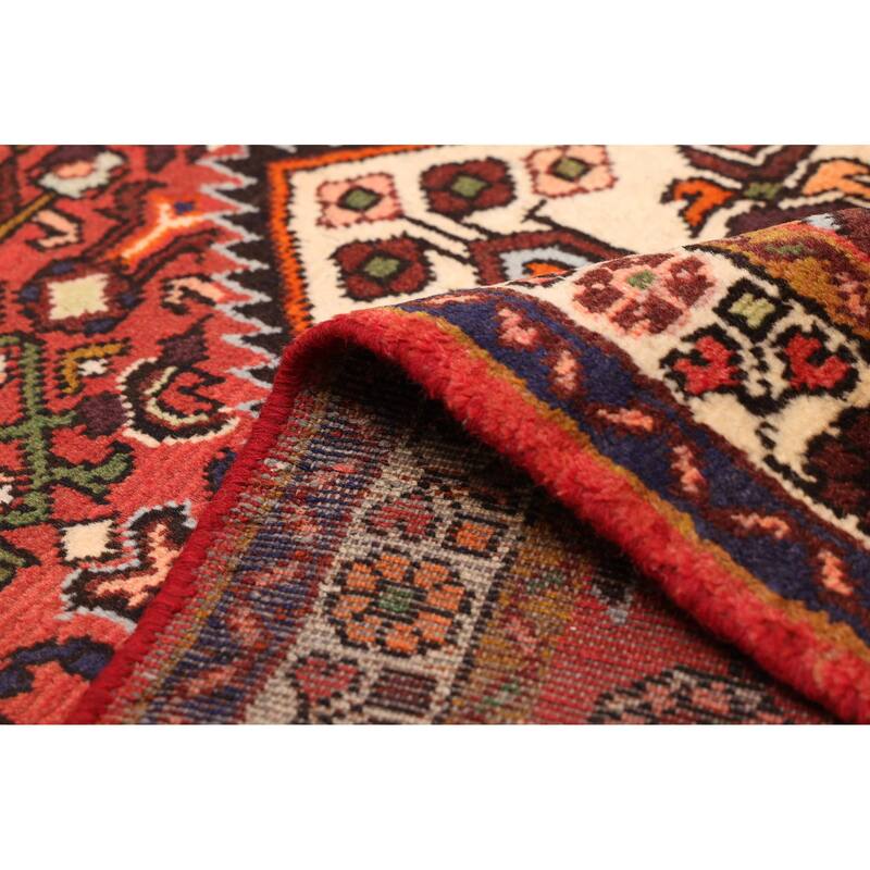 ECARPETGALLERY Hand-knotted Andelz Light Red Wool Rug - 3'5 x 4'7
