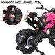preview thumbnail 11 of 22, Kids Ride On Motorcycle, 12V Electric Dirt Bike With Training Wheels, PU Seat, Hand Racing Foot Brake, USB, MP3