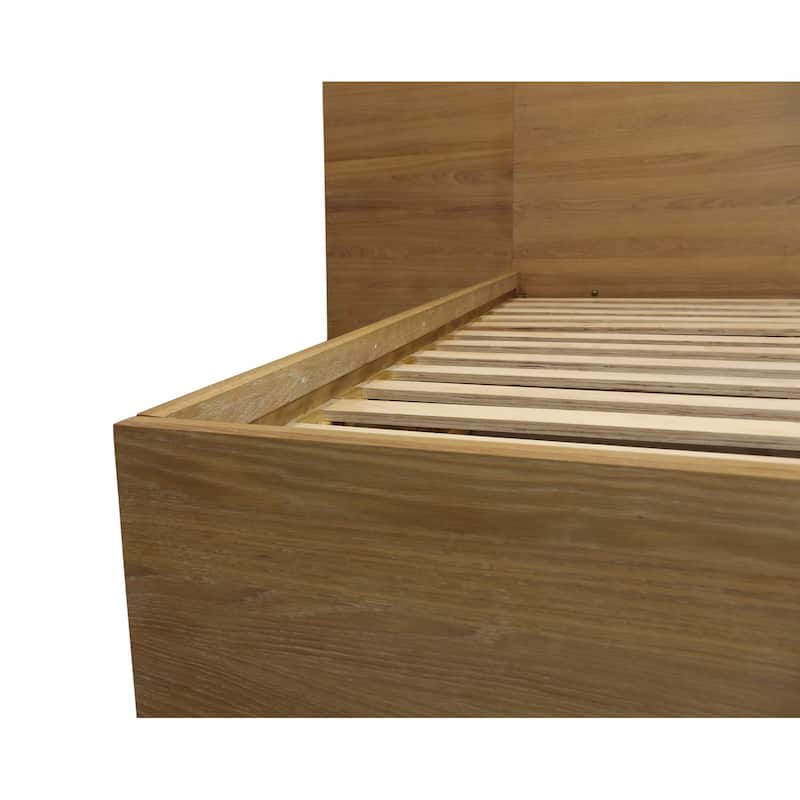 Natural Wood Queen Bed Frame