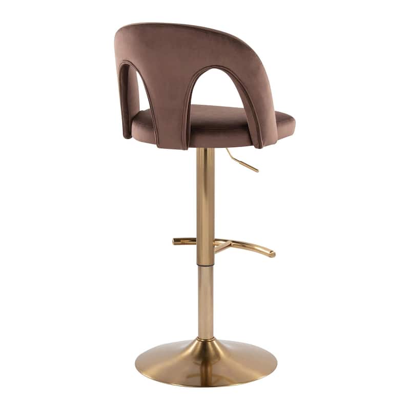 Ava Upholstered Adjustable Barstool - Set of 2