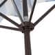 preview thumbnail 92 of 132, 9ft Half Market Umbrella, Scalloped, Crank, Tilt, UV, by JONATHAN Y