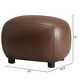 preview thumbnail 63 of 112, KINWELL 23" Wide Faux Leather Upholstered Ottoman Footrest, PU Entryway Footstool
